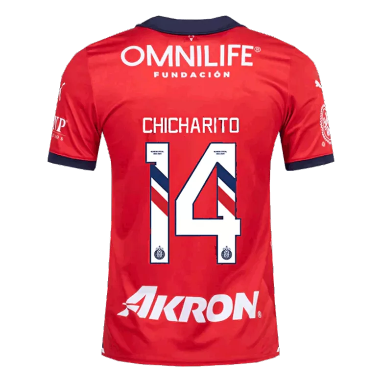 CHICHARITO #14 Chivas Home Soccer Jersey 2023/24 - vstockx