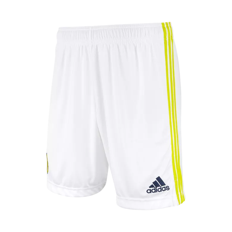Leeds United Home Soccer Shorts 2021/22 - vstockx