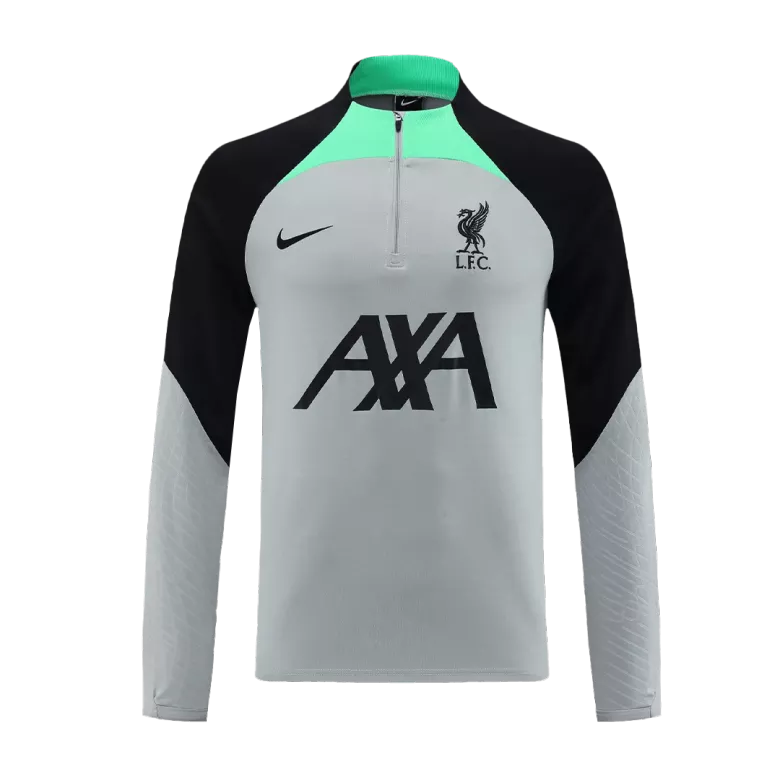 Liverpool 1/4 Zip Tracksuit 2023/24 Gray - vstockx