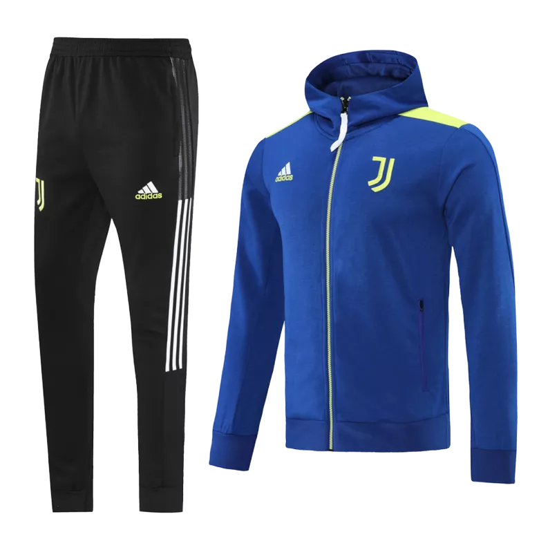 Juventus Hoodie Jacket Tracksuit 2021/22 Blue - vstockx