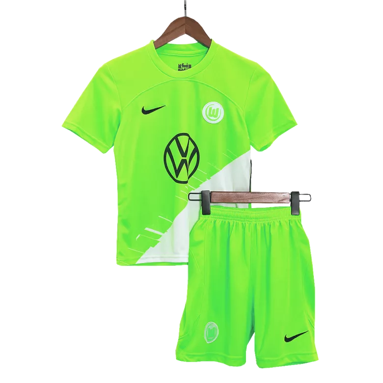 Wolfsburg Home Kids Soccer Jerseys Kit 2023/24 - vstockx