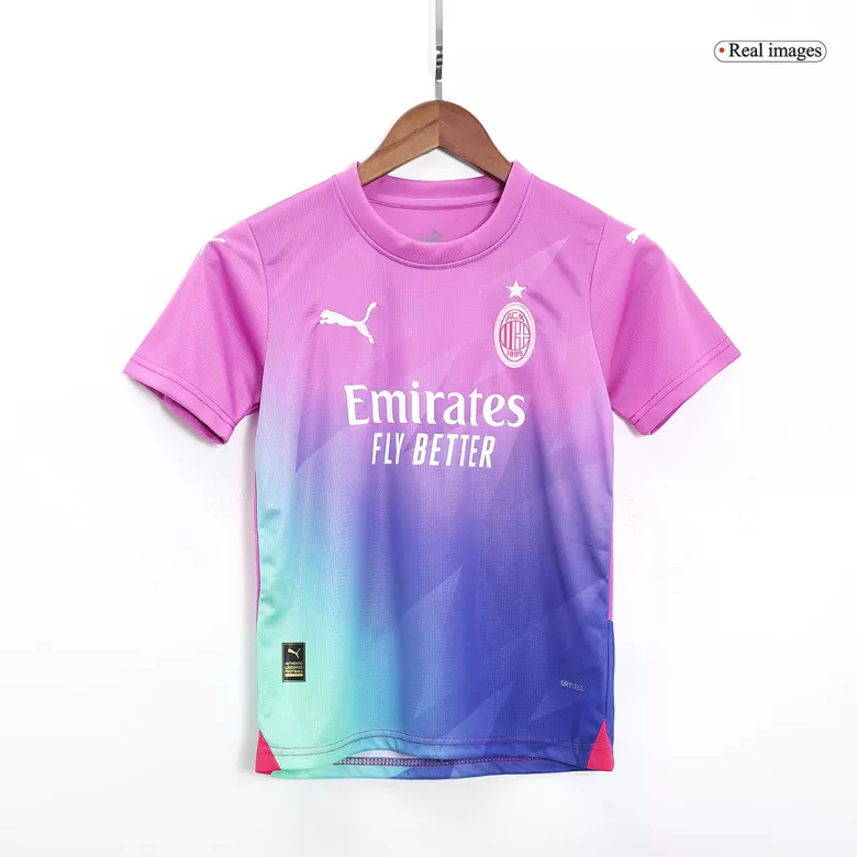 AC Milan Third Away Kids Soccer Jerseys Kit 2023/24 - vstockx