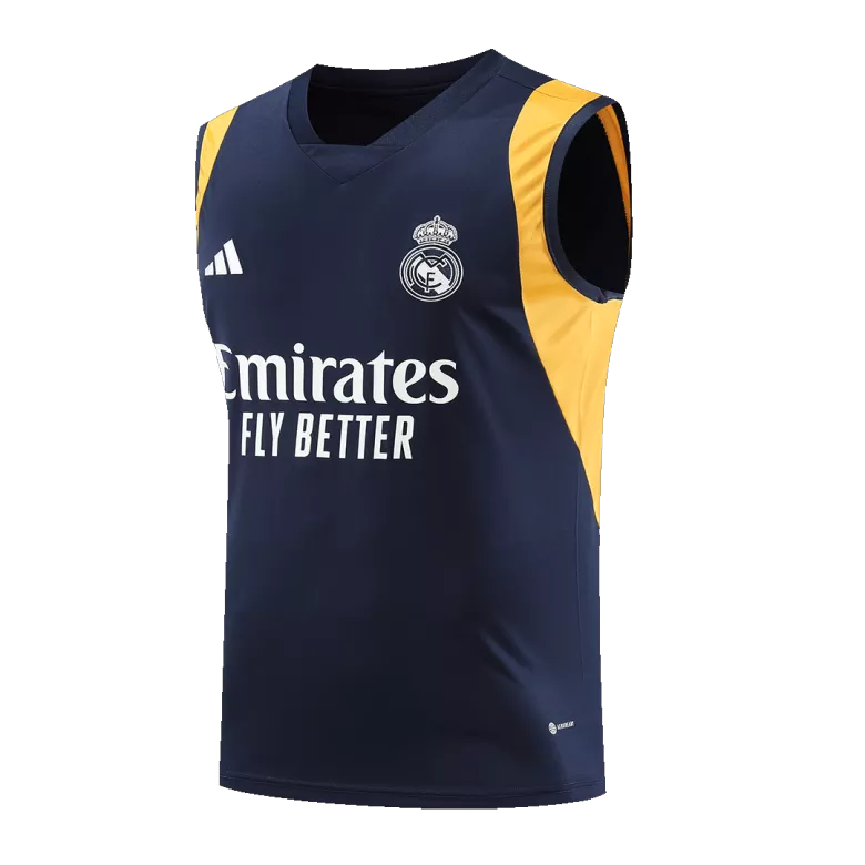 Real Madrid Pre-Match Sleeveless Top 2023/24 Navy - vstockx
