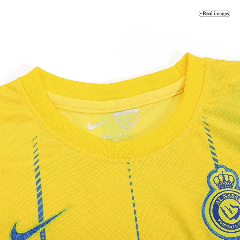 Al Nassr Home Kids Soccer Jerseys Kit 2023/24 - vstockx