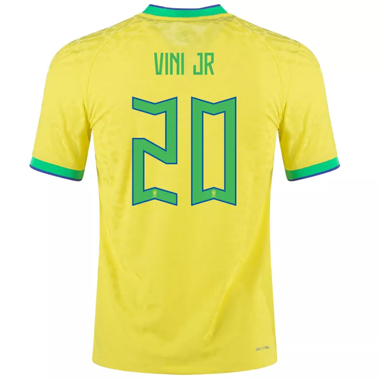 VINI JR #20 Brazil Home Authentic Jersey 2022 - vstockx