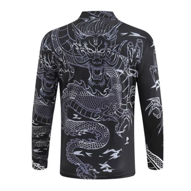 Real Madrid 1/4 Zip Tracksuit 2023/24 Kids Black - vstockx