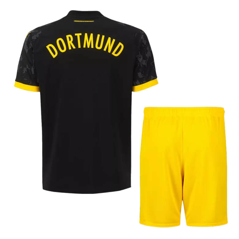 Borussia Dortmund Away Kids Soccer Jerseys Kit 2023/24 - vstockx