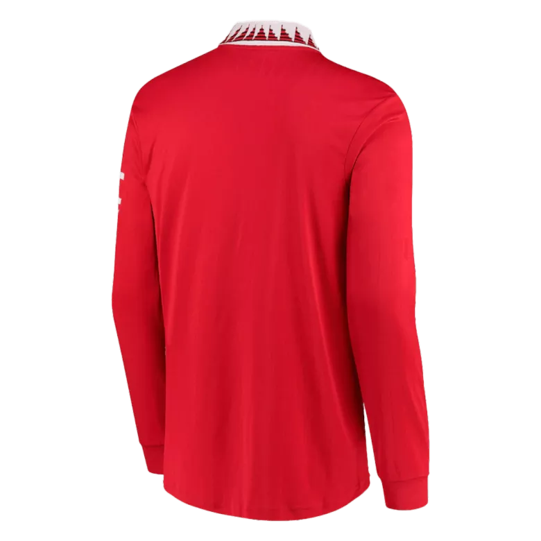 Manchester United Home Long Sleeve Soccer Jersey 2022/23 - vstockx