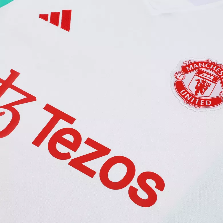 Manchester United Pre-Match Sleeveless Top 2023/24 White - vstockx