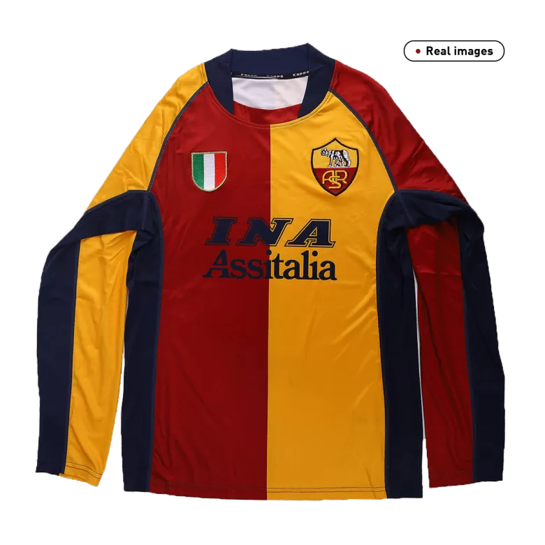 Vintage Soccer Jersey Roma Third Away Long Sleeve 2001/02              �� - vstockx