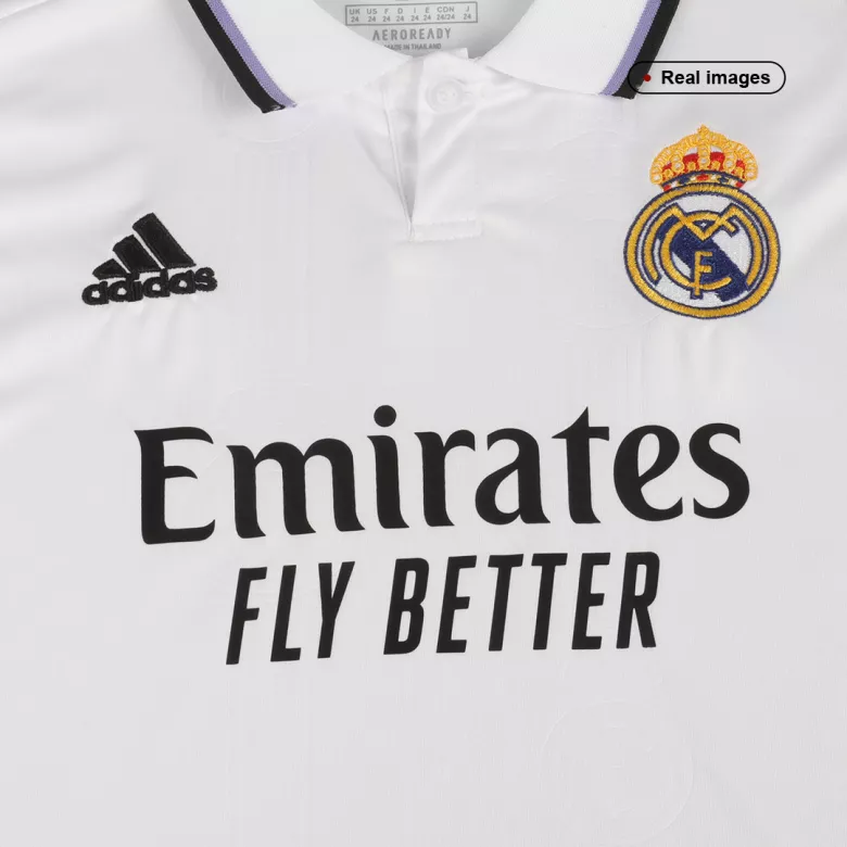 Unique #8 Real Madrid Club World Cup Special Kids Jerseys Kit 2022/23 - vstockx