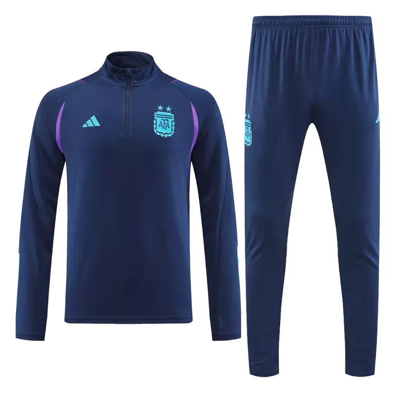 Argentina 1/4 Zip Tracksuit 2022 Royal - vstockx