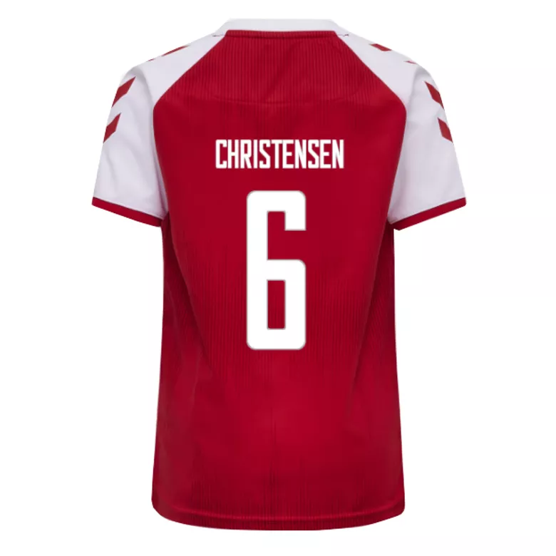 CHRISTENSEN #6 Denmark Home Soccer Jersey 2021 - vstockx