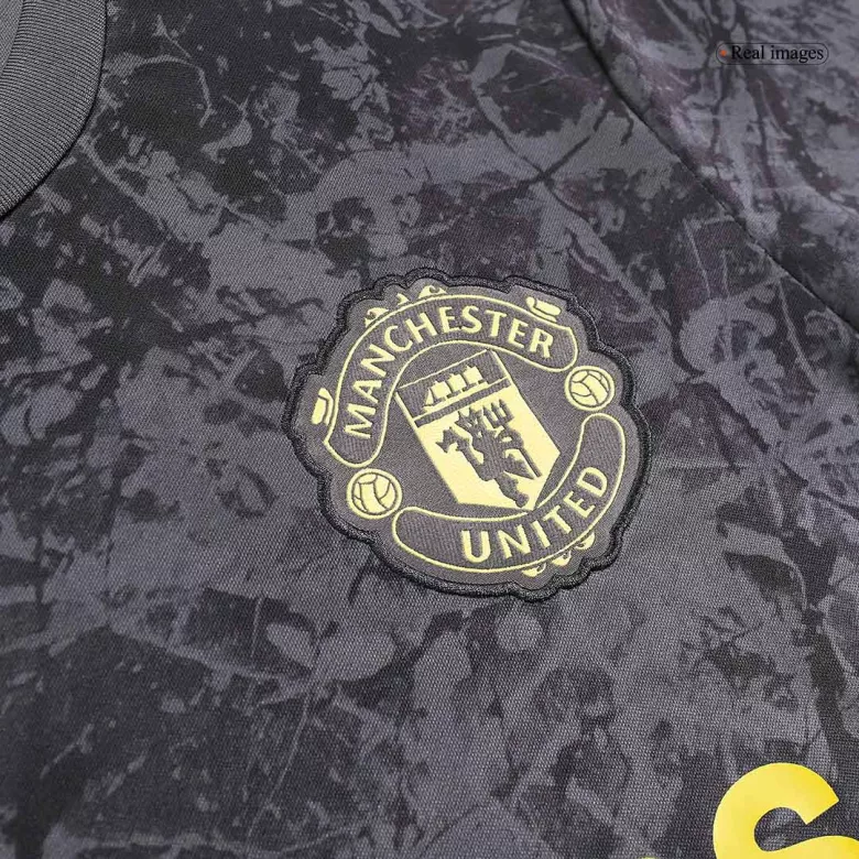 Manchester United Pre-Match Soccer Jersey 2023/24  grey - vstockx