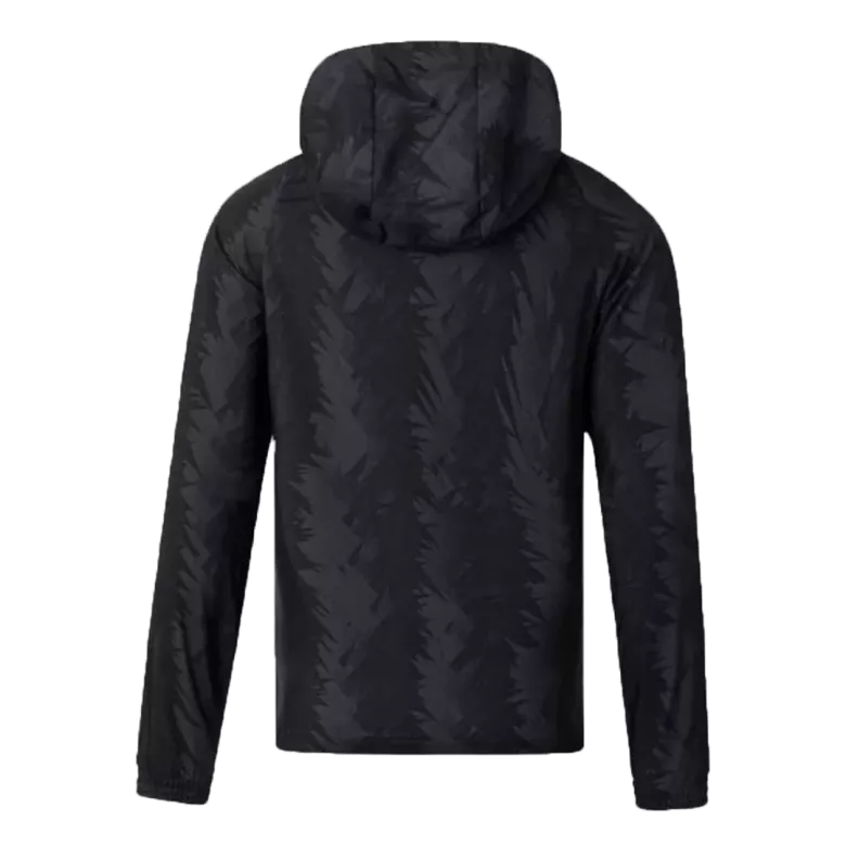 Juventus Hoodie Windbreaker Jacket 2022 - Black - vstockx