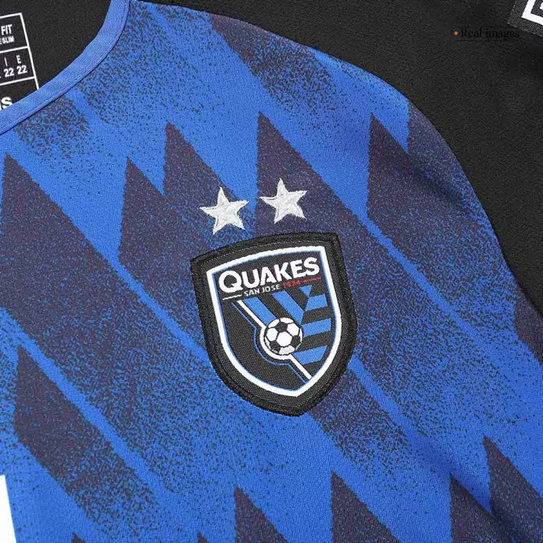 San Jose Earthquakes Home Kids Jerseys Kit 2023 - vstockx
