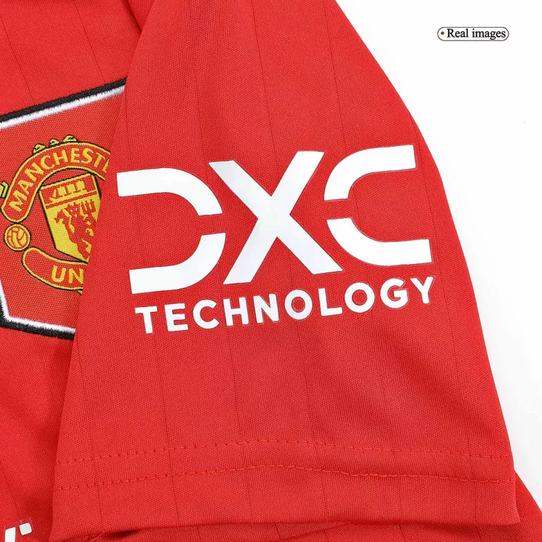 Manchester United Home Kids Soccer Jerseys Kit 2022/23 - vstockx