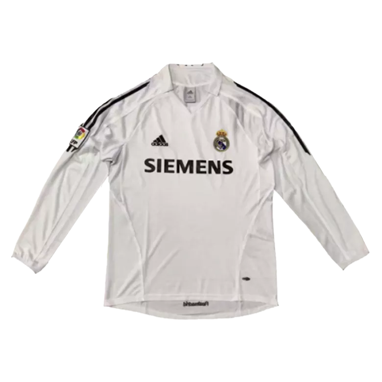 Vintage Soccer Jersey Real Madrid Home Long Sleeve 2005/06              �� - vstockx