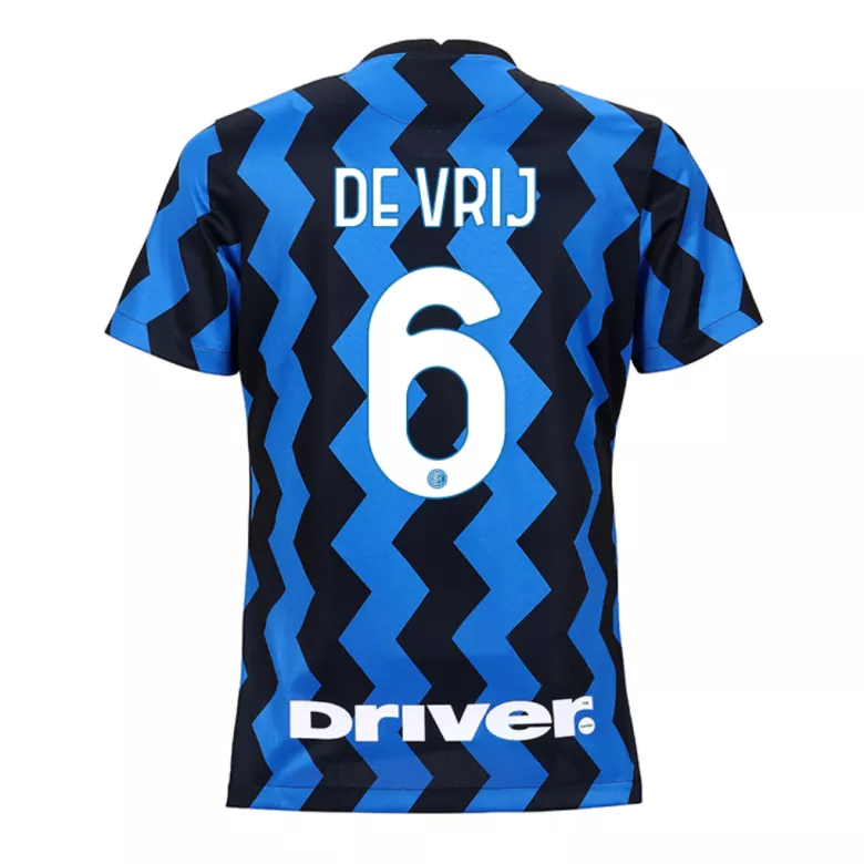 DE VRIJ #6 Inter Milan Home Soccer Jersey 2020/21 Women - vstockx