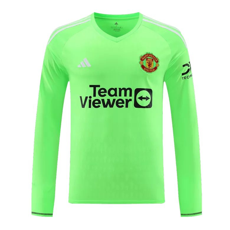 Manchester United Goalkeeper Long Sleeve Soccer Jersey 2023/24 - vstockx