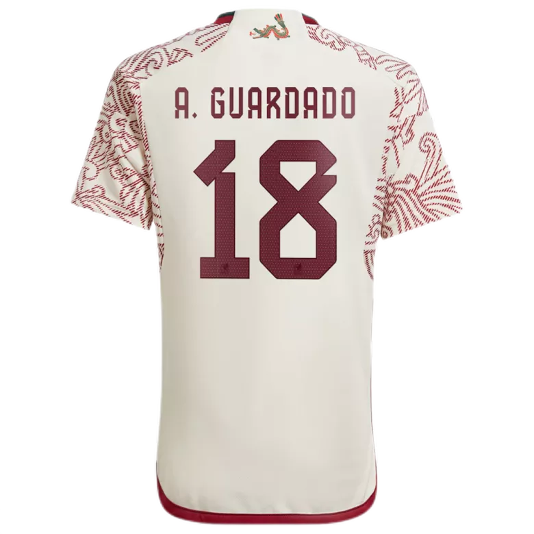 A.GUARDADO #18 Mexico Away Jersey World Cup 2022 - vstockx