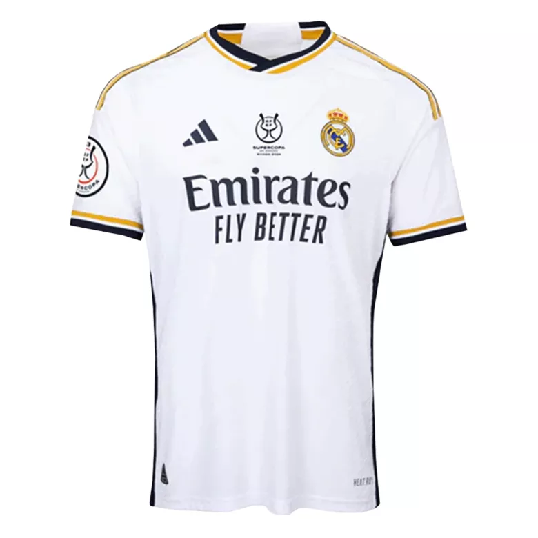 CAMPEONES #13 Real Madrid Campeones Supercopa Home Authentic Soccer Jersey 2023/24 - vstockx
