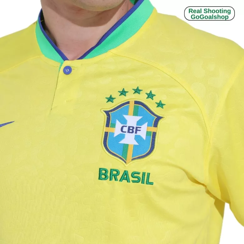 Brazil Home Soccer Jersey 2022 - vstockx