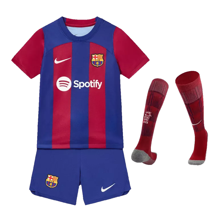 Barcelona Home Kids Jerseys Full Kit 2023/24 - vstockx