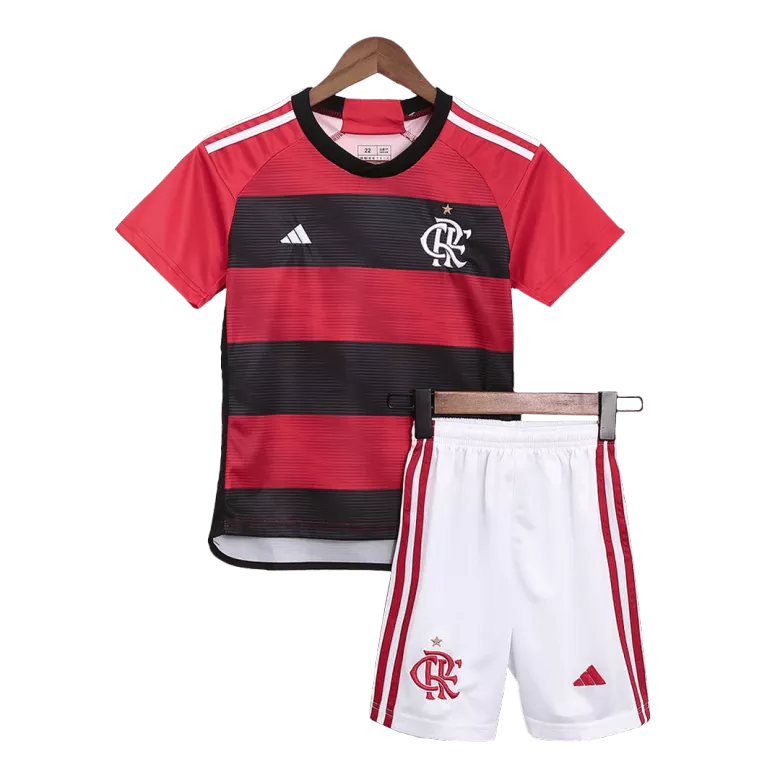 CR Flamengo Home Kids Jerseys Kit 2023/24 - vstockx