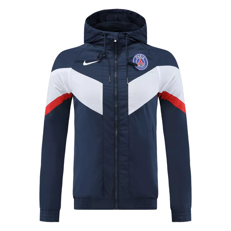 PSG Hoodie Windbreaker Jacket 2022/23 - Navy&White - vstockx