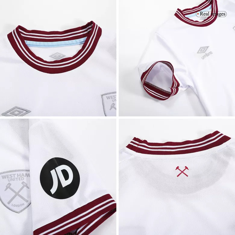 West Ham United Away Kids Soccer Jerseys Kit 2023/24 - vstockx