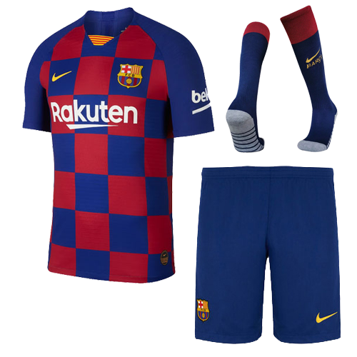 Barcelona Home Kids Soccer Jerseys Kit 2019/20 - vstockx
