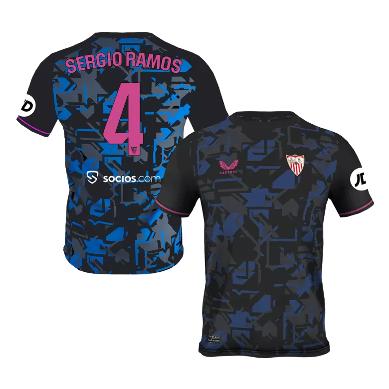 SERGIO RAMOS #4 Sevilla Third Away Soccer Jersey 2023/24 - vstockx