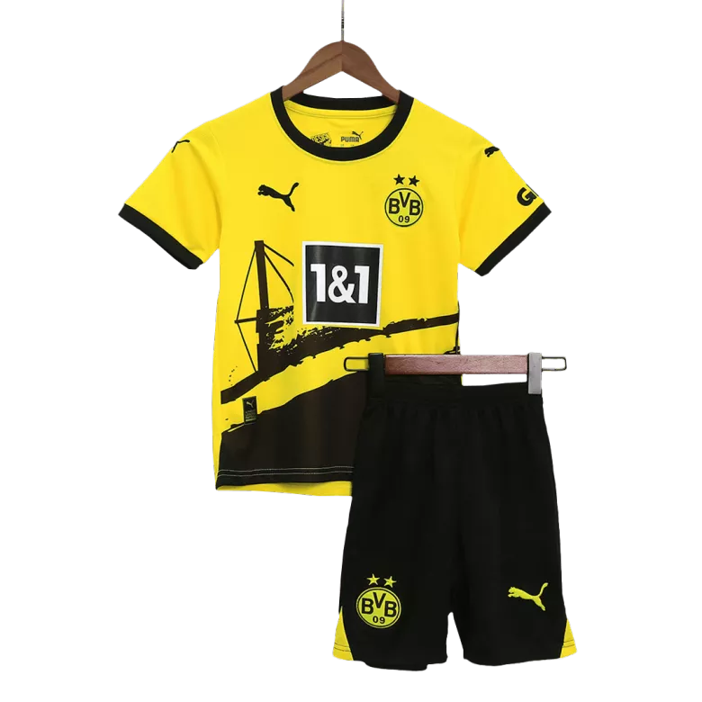 Borussia Dortmund Home Kids Jerseys Full Kit 2023/24 - vstockx