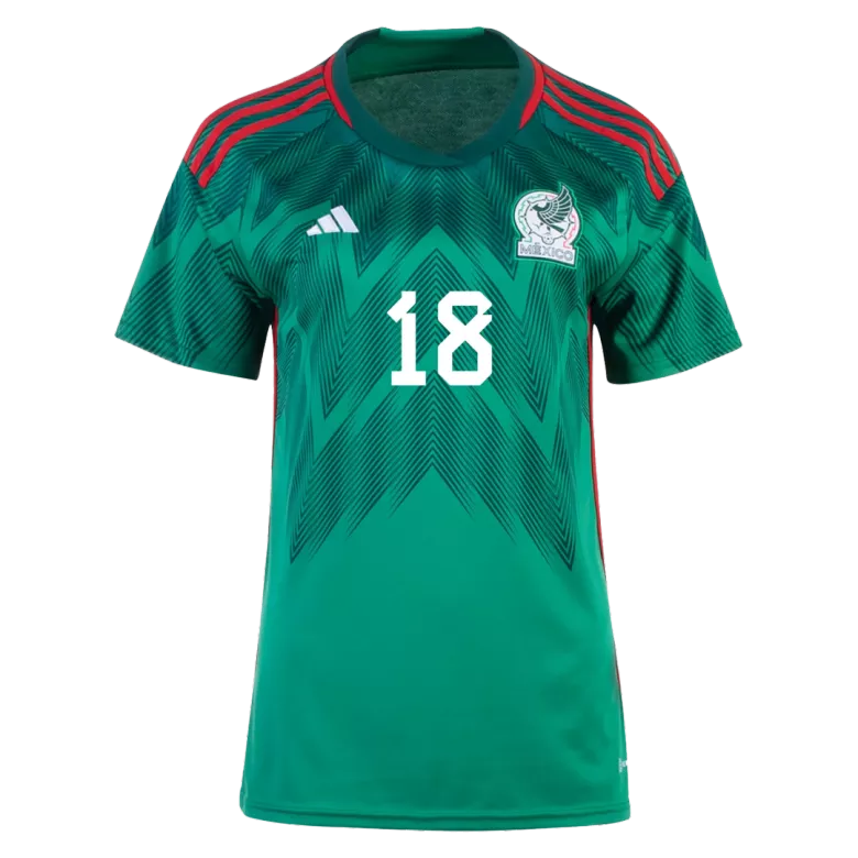 A.GUARDADO #18 Mexico Home Jersey 2022 Women - vstockx
