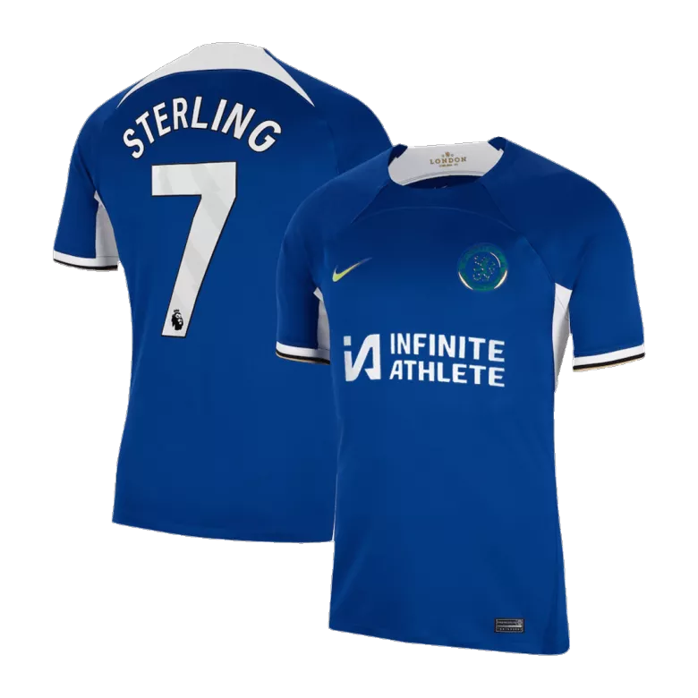 STERLING #7 Chelsea Home Soccer Jersey 2023/24 - vstockx