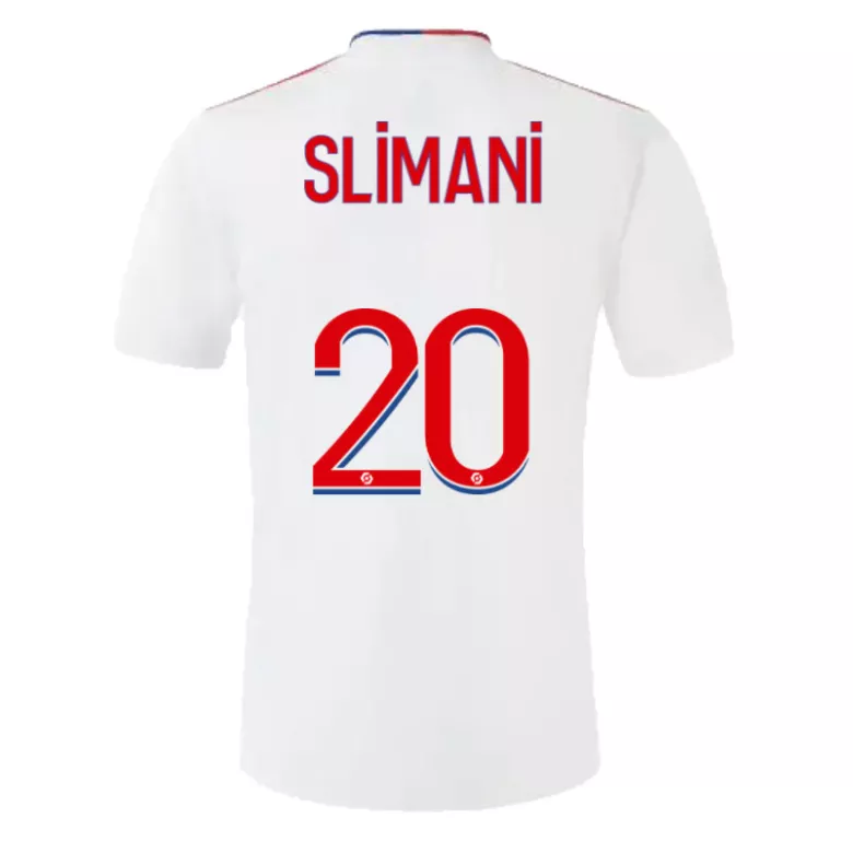 SLIMANI #20 Olympique Lyonnais Home Soccer Jersey 2021/22 - vstockx