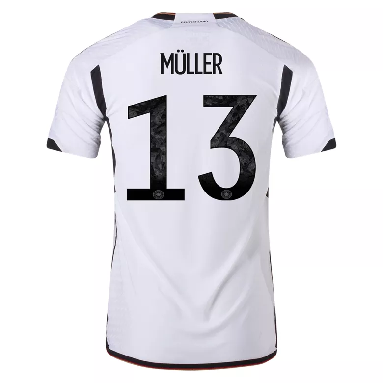 M��LLER #13 Germany Home Authentic Jersey World Cup 2022 - vstockx