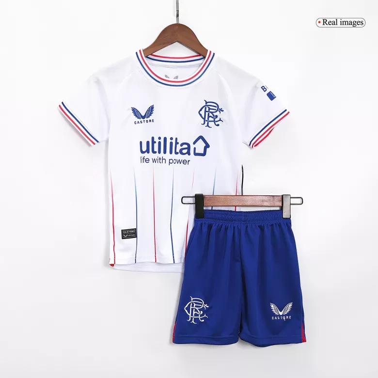 Glasgow Rangers Away Kids Soccer Jerseys Kit 2023/24 - vstockx