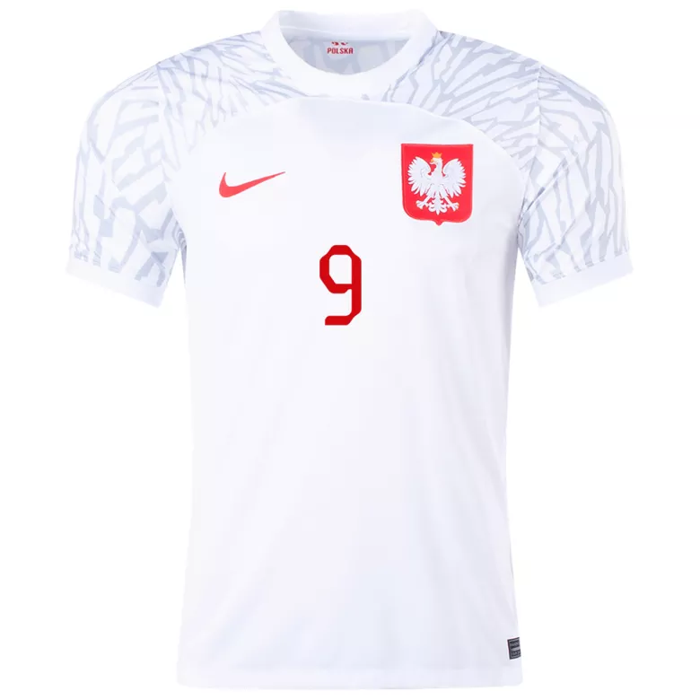 LEWANDOWSKI #9 Poland Home Jersey World Cup 2022 - vstockx