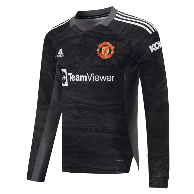 Manchester United Goalkeeper Long Sleeve Soccer Jersey 2021/22 - vstockx