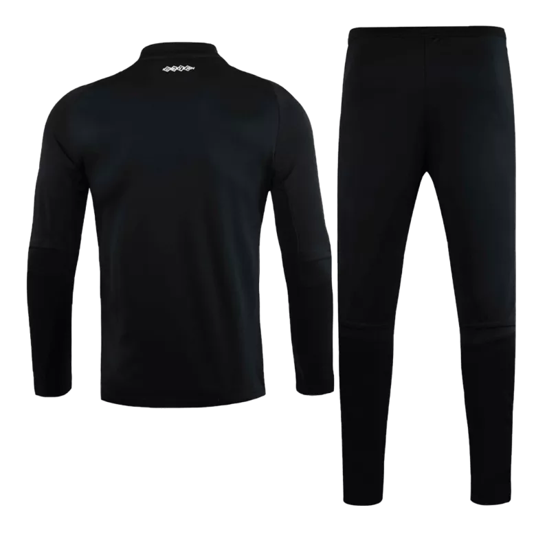 Bayern Munich 1/4 Zip Tracksuit 2020/21 Black - vstockx