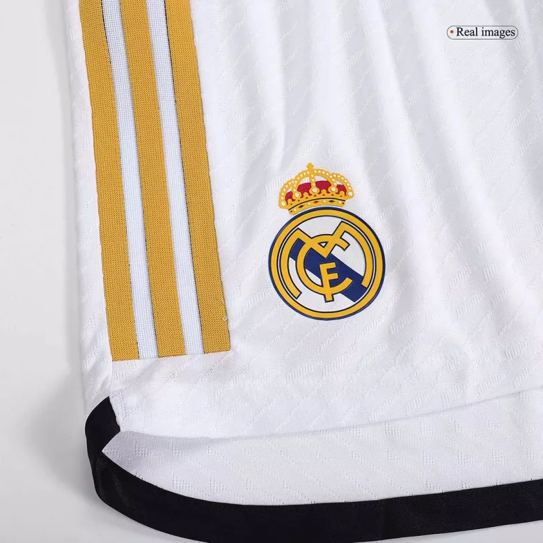 Real Madrid Home Authentic Soccer Shorts 2023/24 - vstockx