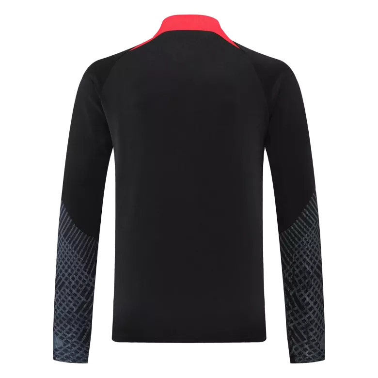 Liverpool 1/4 Zip Tracksuit 2022/23 Black - vstockx