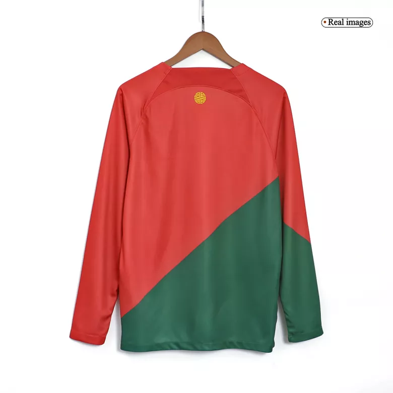 Portugal Home Long Sleeve Soccer Jersey 2022 - vstockx