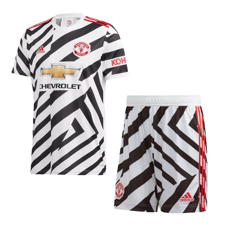 Manchester United Third Away Kids Soccer Jerseys Kit 2020/21 - vstockx