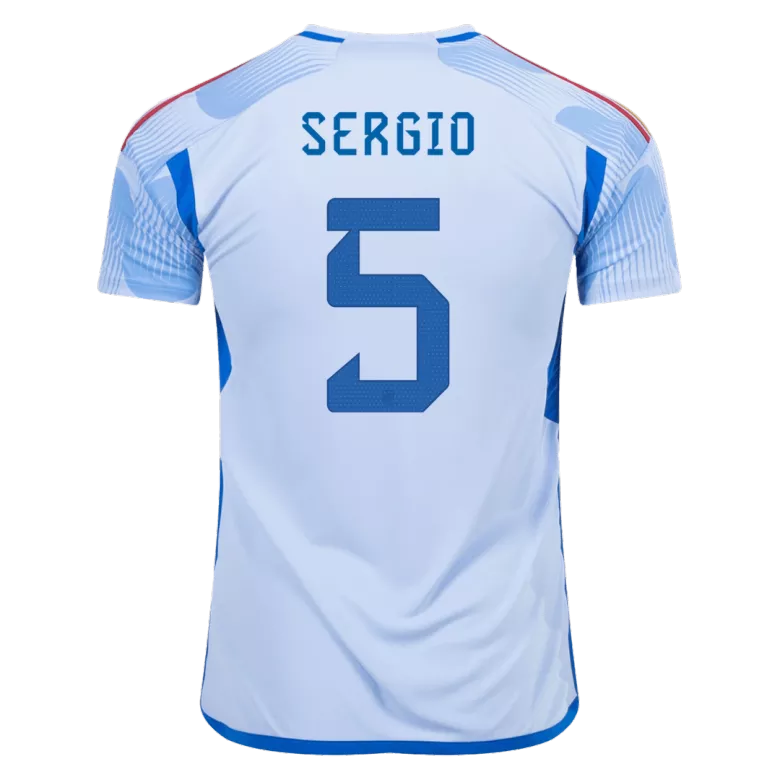 SERGIO #5 Spain Away Jersey World Cup 2022 - vstockx