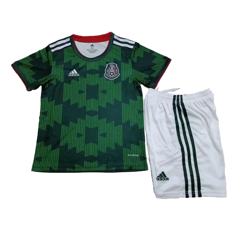 Mexico Home Kids Soccer Jerseys Kit 2021 - vstockx
