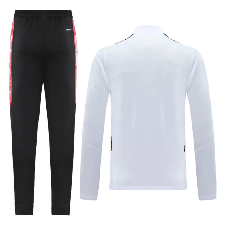 Bayern Munich 1/4 Zip Tracksuit 2021/22 White - vstockx