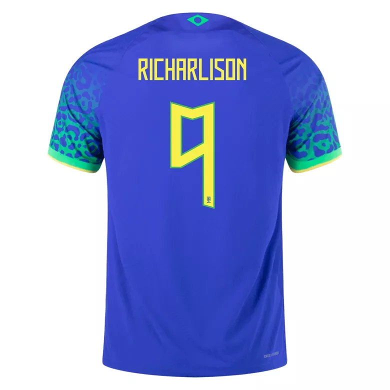 RICHARLISON #9 Brazil Away Authentic Jersey 2022 - vstockx